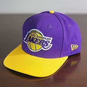 New Era NBA Los Angeles Lakers Purple Gold Snapback Hat Baseball Cap Kobe LeBron